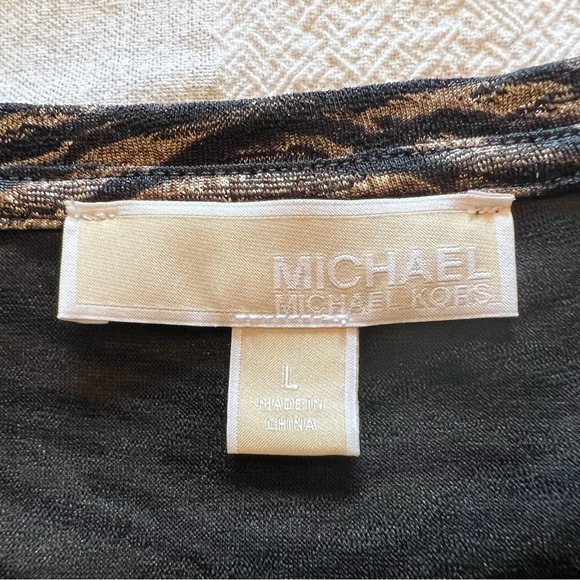 Michael Kors Tiger Print Long Sleeved Dress - Picture 4 of 7